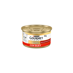 Gourmet Gold- Pedacinhos em molho com vaca para gato