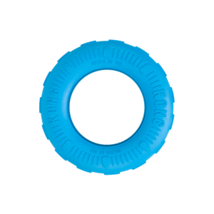 kong-puppy-traxx-blue Kong Puppy Traxx- Brinquedo em forma de pneu para cachorro