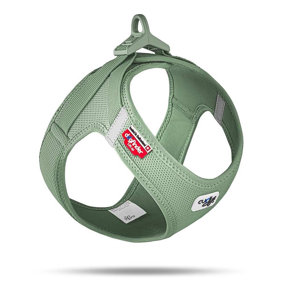Curli Clasp Air-Mesh- Peitoral para cão (Verde Menta)