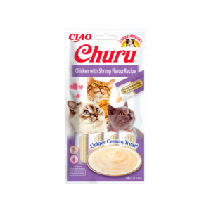 Churu- Snack líquido de frango com gambas para gato