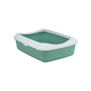trixie-toilete-rebordo-classic-gatos-salvia-e-branco Trixie- Toilete com rebordo Classic para gato