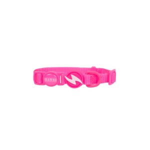 Dashi- Coleira Neon Pink para gato