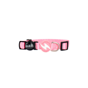 Dashi- Coleira Solid Baby Pink para gato