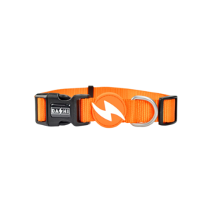 Dashi- Coleira Solid Orange para cão