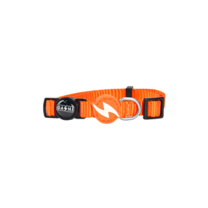 Dashi- Coleira Solid Orange para gato